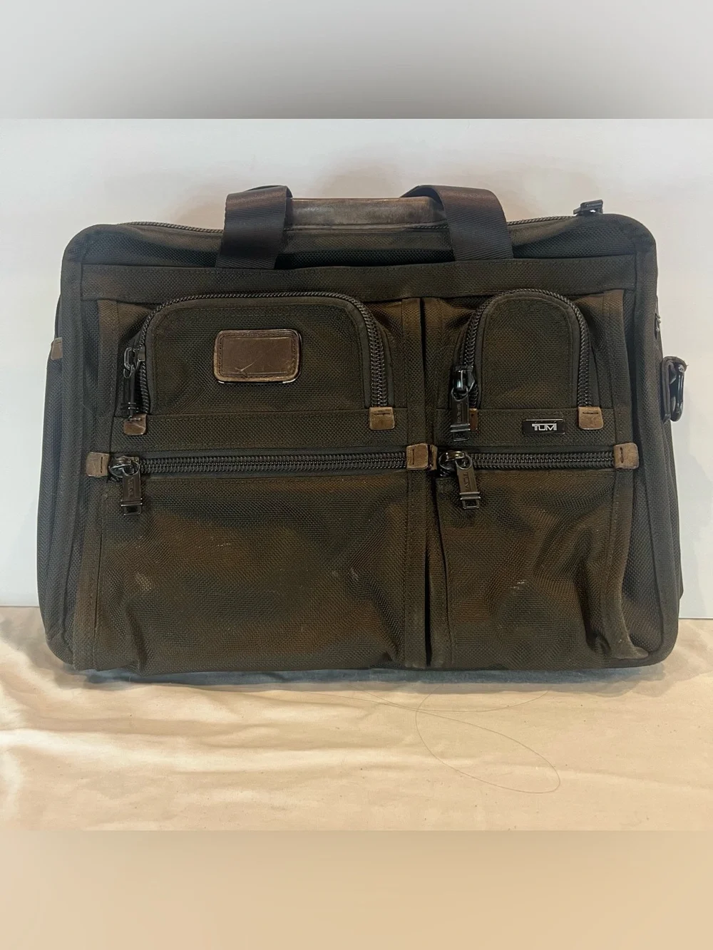 Tumi Alpha Expandable Organizer Computer Briefcase (Style 26141BH)